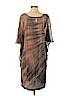 Gypsy 05 100% Silk Tan Casual Dress Size S - photo 2