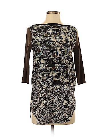 Zara W&B Collection 3/4 Sleeve Blouse (view 1)