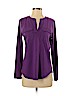 Ann Taylor LOFT Purple 3/4 Sleeve Top Size M - photo 1