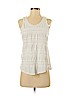 Ann Taylor LOFT 100% Cotton White Sleeveless Top Size S - photo 1