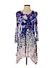 LOGO by Lori Goldstein Purple Casual Dress Size S - photo 1