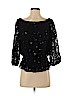 Onyx Nite Black 3/4 Sleeve Blouse Size S - photo 1