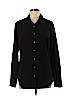 A New Day 100% Polyester Black Long Sleeve Button-Down Shirt Size L - photo 1