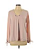 Ivanka Trump Pink Long Sleeve Top Size L - photo 1