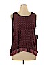 Simply Vera Vera Wang 100% Polyester Burgundy Sleeveless Top Size XL (petite) - photo 1