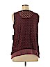 Simply Vera Vera Wang 100% Polyester Burgundy Sleeveless Top Size XL (petite) - photo 2