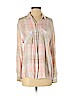 Express 100% Rayon Pink Long Sleeve Button-Down Shirt Size S - photo 1
