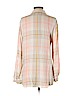 Express 100% Rayon Pink Long Sleeve Button-Down Shirt Size S - photo 2