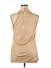 Ann Taylor 100% Rayon Tan Sleeveless Top Size XL - photo 2