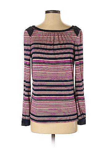 Tory Burch Long Sleeve Silk Top (view 1)