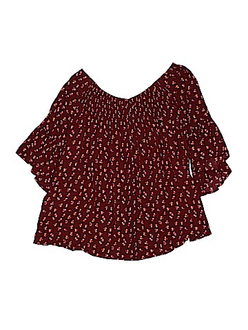 a.n.a. A New Approach Short Sleeve Blouse (view 2)