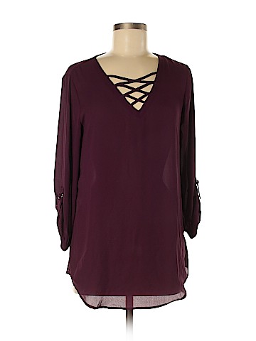 Maurices Long Sleeve Blouse (view 1)