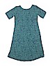 Lularoe Teal Dress Size 12 - photo 2