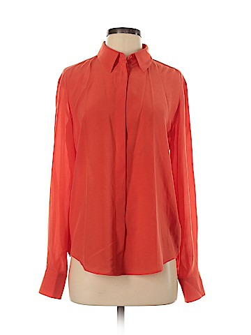 & Other Stories Long Sleeve Silk Top (view 1)