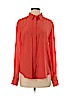 & Other Stories 100% Silk Orange Long Sleeve Silk Top Size 4 - photo 1
