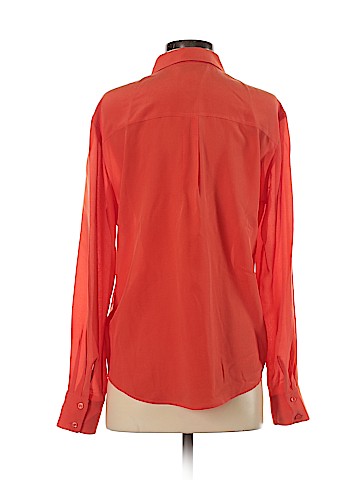 & Other Stories Long Sleeve Silk Top (view 2)