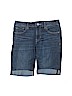 Gap Solid Blue Denim Shorts Size 10 - photo 1