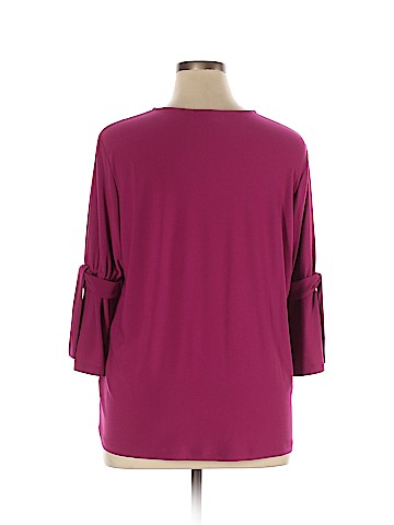 Susan Graver Long Sleeve Top (view 2)