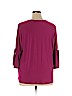 Susan Graver Pink Long Sleeve Top Size 1X - photo 2