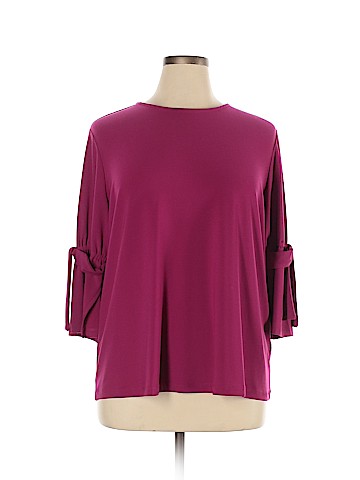 Susan Graver Long Sleeve Top (view 1)
