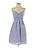 J. Crew Factory Store 100% Polyester Blue Casual Dress Size 2 - photo 1