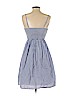 J. Crew Factory Store 100% Polyester Blue Casual Dress Size 2 - photo 2