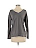 Zobha Gray Long Sleeve Top Size S - photo 1