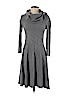 Eliza J 100% Acrylic Gray Casual Dress Size S - photo 1