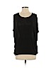 Ella Moss Black Short Sleeve Top Size S - photo 1