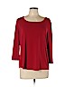 Chico's Red 3/4 Sleeve Top Size Lg (2) - photo 1