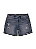 White House Black Market Blue Denim Shorts Size 8 - photo 1
