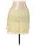 Free People 100% Cotton Yellow Casual Skirt Size 10 - photo 1