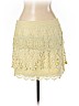 Free People 100% Cotton Yellow Casual Skirt Size 10 - photo 2
