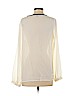 Umgee 100% Polyester Ivory Long Sleeve Blouse Size S - photo 2