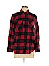 Divided by H&M 100% Cotton Red Long Sleeve Button-Down Shirt Size 8 - photo 1