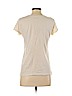 Ann Taylor LOFT Outlet 100% Cotton Tan Short Sleeve T-Shirt Size S - photo 2