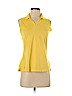 Adidas Yellow Sleeveless Polo Size S - photo 1