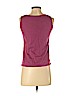 Ann Taylor LOFT 100% Cotton Burgundy Sleeveless Top Size S (petite) - photo 2