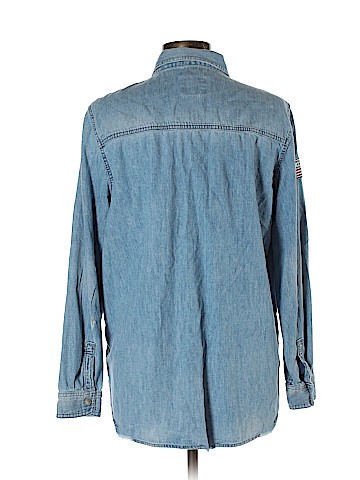 American Eagle Outfitters Long Sleeve Button-Down Shirt (view 2)