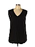 Fate Black Sleeveless Blouse Size L - photo 1