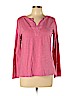 Chaps 100% Cotton Pink Long Sleeve Top Size L - photo 1