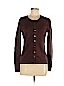 August Silk Brown Cardigan Size M - photo 1