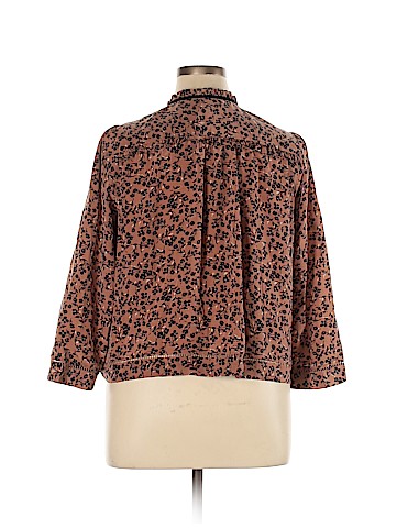 Point Sur Long Sleeve Silk Top (view 2)