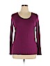 Apt. 9 Purple Long Sleeve Top Size XL - photo 1