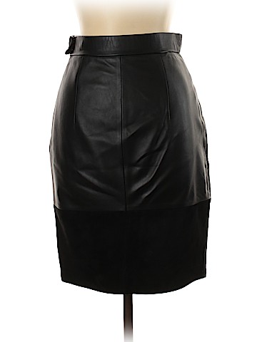 H&M Leather Skirt (view 2)