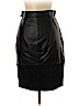 H&M 100% Leather Black Leather Skirt Size 8 - photo 2