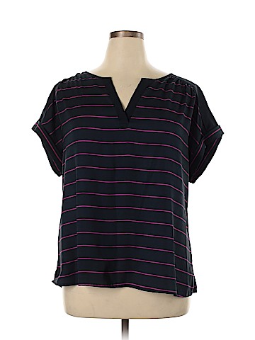 Ann Taylor Short Sleeve Blouse (view 1)