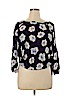Old Navy 100% Rayon Purple 3/4 Sleeve Blouse Size XL - photo 1