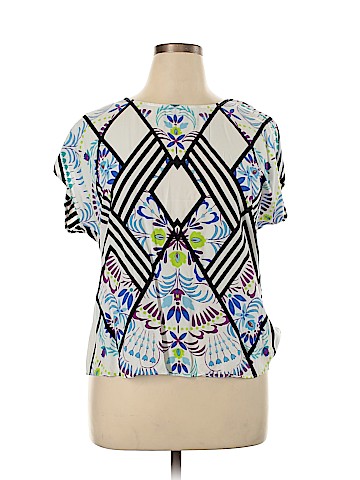 Cynthia Rowley TJX Short Sleeve Blouse (view 1)