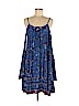 Xhilaration 100% Rayon Blue Casual Dress Size M - photo 1